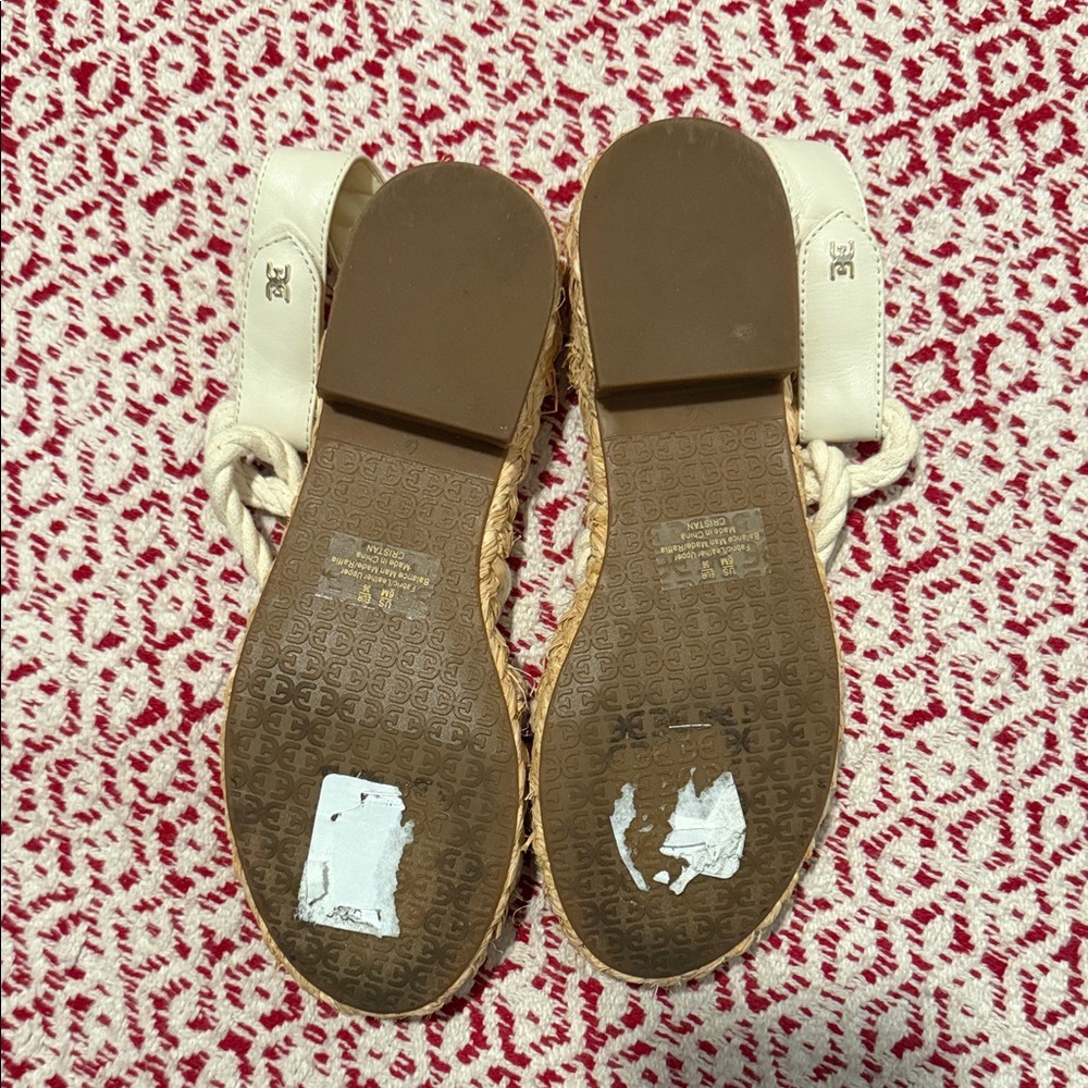 White Rope Sandals - Picture 2 of 3